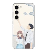 Samsung Galaxy S23 Uyumlu A Silent Voice Tasarımlı Şeffaf Telefon Kılıfı
