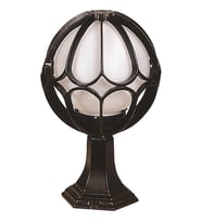 AVONNI BSU-68078-BSY-M1-OP Siyah Boyalı Dış Mekan Aydınlatma E27 Aluminyum Polietilen Cam 25cm
