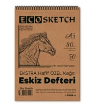 A5 Eko Sketch Kitap Kağıdı 80gr 50 yp