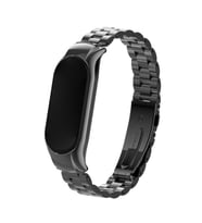 Microsonic Xiaomi Mi Band 7 Metal Stainless Steel Kordon Siyah