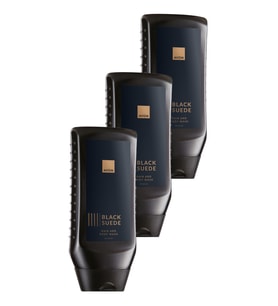 Black Suede Erkek Saç ve Vücut Şampuanı 250 Ml. Üçlü Paket