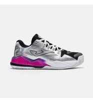 Joma TSPILS2612OM Spin Lady Toprak Kort Kadın Padel Ayakkabısı Gümüş/Mor