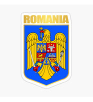Romania (COA) Sticker Araba Etiket Yapıştırma 19CM