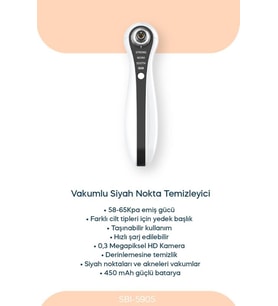 Sinbo 3’ü 1 Arada Yüz Bakım Seti Gözenek Temizleme + Peeling + Masaj