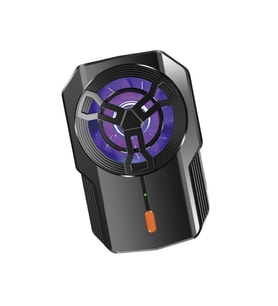 Sprange SRMC4 Radyatörlü Rgb Ledli Şarjlı Bataryalı Telefon Soğutucu Fan (Siyah)