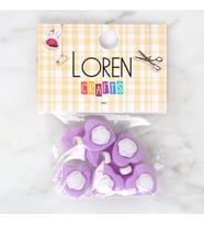 Crafts Lila 8'Li Düğme - 3052