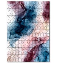 Cakapuzzle Suluboya Efekti Renk Dalgaları Puzzle Yapboz MDF (Ahşap) (120 Parça)