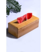 Bambu Kağıt Peçetelik - Bambu Kağıt Mendil Kutusu - Minimalist BAMBU 22 x 19