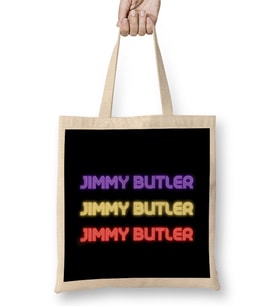 Jimmy Butler - Basketball gifts Vintage Retro Rainbow Quotes For BOYS AND Dad Bez Çanta Uzun Saplı