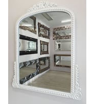 Ayna Denizi Lady White Model Beyaz Renk Dekoratif Ayna