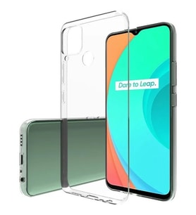 Oppo Realme C15 2.0 MM Korumalı Şeffaf Silikon Kılıf