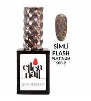 ELLEA NAİL SALON BOY 15 ML UV LED SİMLİ KALICI OJE PLATİNİUM FLASH SCALE 2