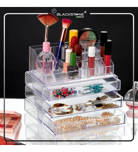 F BLACKSTONE KLASİK 3 KATLI ÇEKMECELİ KLASİK ORGANİZER