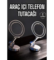 Telefon Tutucu Tüm Arabalara Uyumlu Araç İçi Katlanabilir Manyetik Tasarım