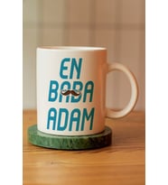 En Baba Adam Baskılı Seramik Kahve Çay Kupası