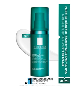 La Roche Posay Effaclar A.Z. %10 Azelaik Asit İçeren Sivilce & Sivilce İzi & Kırışıklık Karşıtı Jel Krem 40 ml