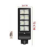 CATA Güneş Enerjili 576 Led Sokak Lambası Büyük Boy Solar Armatür 2600LM Beyaz 300W Kumandalı Ct4642