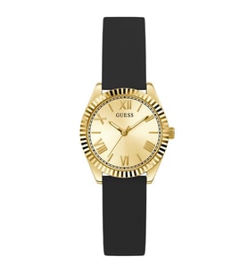 GUESS GUGW0724L2 SİYAH SİLİKON KORDON KADIN KOL SAATİ