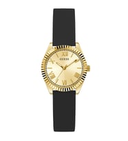 GUESS GUGW0724L2 SİYAH SİLİKON KORDON KADIN KOL SAATİ