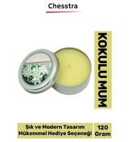 Premium Aromaterapi Arınma Huzur Meditasyon Yoga Esans Dekoratif Mum Oda Kokusu 120g Teneke Kutu