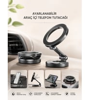 Araç İçi Telefon Tutacağı Manyetik Tasarım Ayarlanabilir