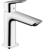 Hansgrohe Logis Fine Modern 1 Kulplu 1 Delikli 7 Inç Uzun Banyo Lavabo Bataryası Krom, 71253001