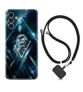 Samsung A23 A31 A32 A50 A51 A52 A53 A70 Kılıf Boyun Askılı Silikon Old Owl 1649
