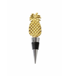 Porland Shiraz Altın Ananas Şişe Tıpası 12cm