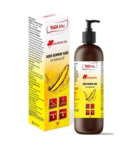 Biolive Kediler İçin Somon Yağı Tüy-Dış Eti-Bağışıklık-Kalp ve Göz Sağlığı 200ml