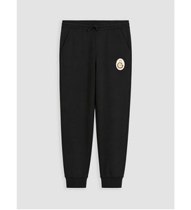 LCW Kids Siyah Galatasaray Baskılı Erkek Çocuk Jogger Eşofman Altı