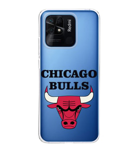 Redmi 10c Uyumlu Kapak Chicago Bulls Tasarımlı Şeffaf  Kılıf