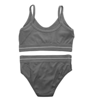 Koza Dora Model Kaşkorse Çizgili Sporcu Takım - 80343 (Gri)