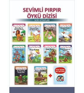 1.Sınıflar İçin Sevimli Pırpır Öykü Dizisi + Kitap Okuma Not Defteri (Karışık)
