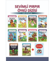 1.Sınıflar İçin Sevimli Pırpır Öykü Dizisi + Kitap Okuma Not Defteri (Karışık)
