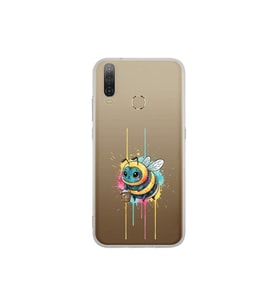 General Mobile GM 10 ile uyumlu Splash arı tasarımlı şeffaf silikon kılıf