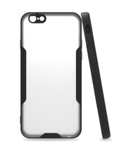 Newface iPhone 6 Kılıf Platin Silikon - Siyah