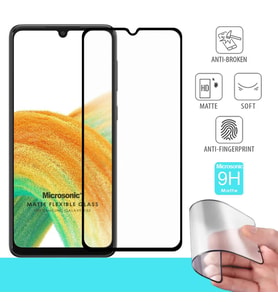 Microsonic Samsung Galaxy A33 5G Seramik Matte Flexible Ekran Koruyucu Siyah