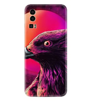 General Mobile GM 23 Kılıf Silikon Desen Özel Seri Red Eagle 1752
