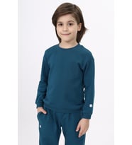 Toontoy Erkek Çocuk Baskılı Sweatshirt (Petrol)