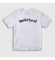 Presmono Unisex Çocuk Beyaz Motörhead T-Shirt 69077tt (Beyaz)