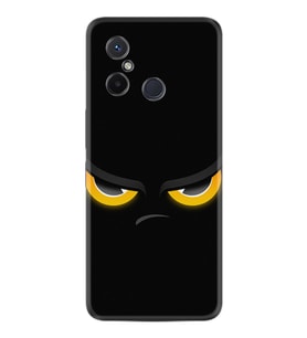 Xiaomi Redmi 12C Kılıf Silikon Desen Özel Seri Black Eyes 1644