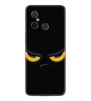 Xiaomi Redmi 12C Kılıf Silikon Desen Özel Seri Black Eyes 1644