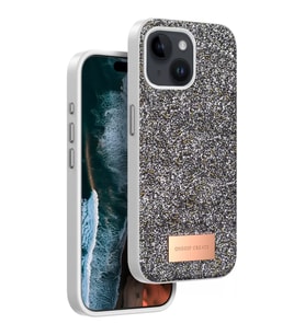Onegif iPhone 14 Bright Simli Kapak - Gümüş