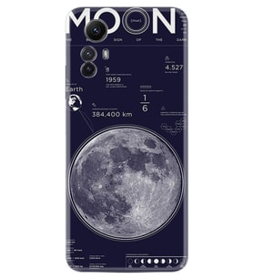Xiaomi Redmi Note 12S Kılıf Resimli Desenli Baskılı Silikon Moon info 1424