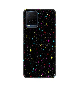 Vivo V21 Kılıf Silikon Desen Özel Seri Puantiye Ve Ay 1726