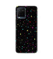 Vivo V21 Kılıf Silikon Desen Özel Seri Puantiye Ve Ay 1726