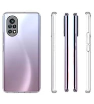 Huawei Nova 9 Kılıf İnce ve Esnek Şeffaf Süper Silikon (Renksiz)