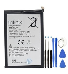 Infinix Hot 10 Pil Batarya + Tamir Seti Bl-51bx 5200 Mah