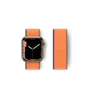 Watch 38Mm Hasırlı Cırtcırtlı Kordon - Lacivert-Tcu