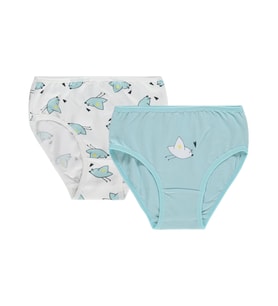 Civil Girls Kız Çocuk Cute Bird 2-12 Yaş 2'li Külot - Standart